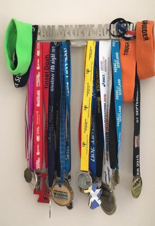 Dream Believe Achieve Medal Display Hanger