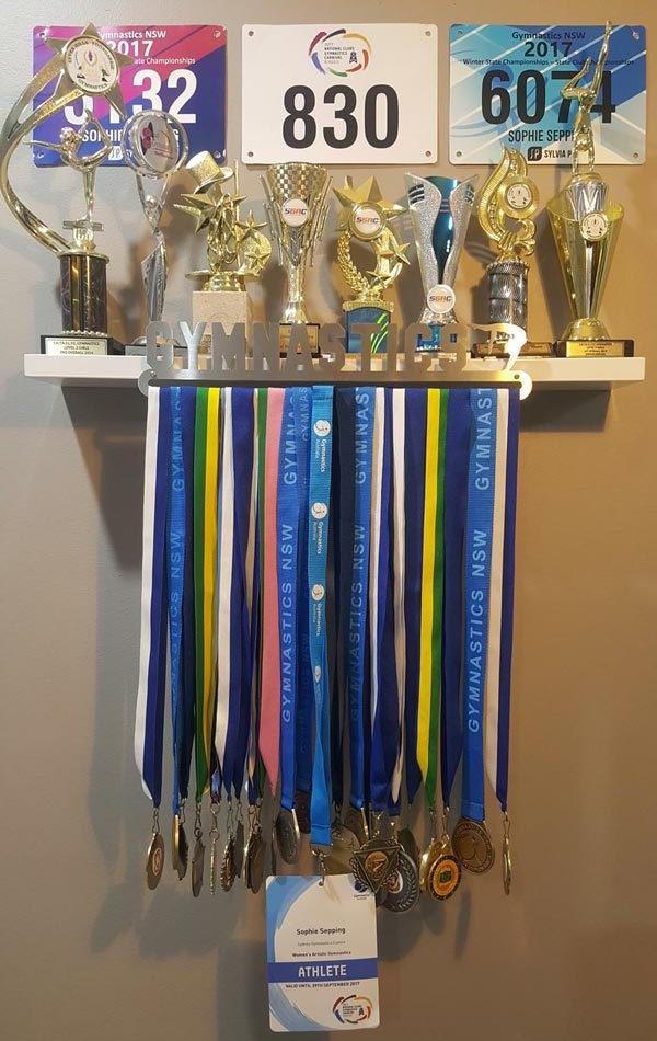 Gymnastics Medal Display Hanger