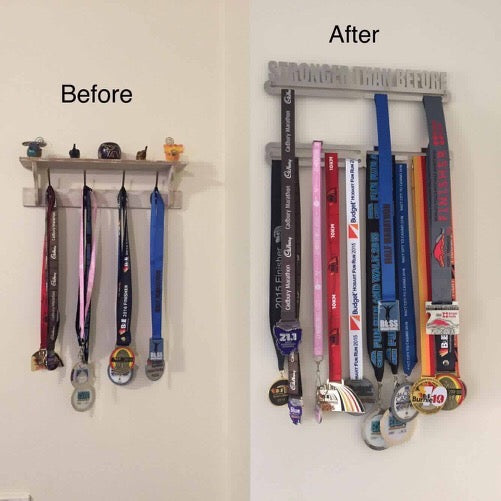 Stronger Than Before Medal Display Hanger