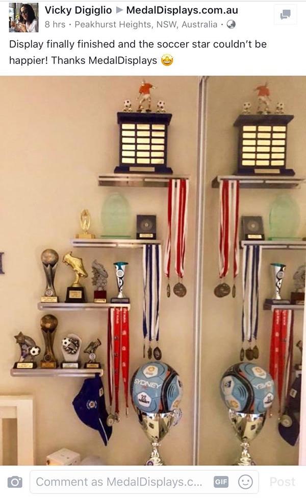 Trophy Shelf Medal Display Hanger