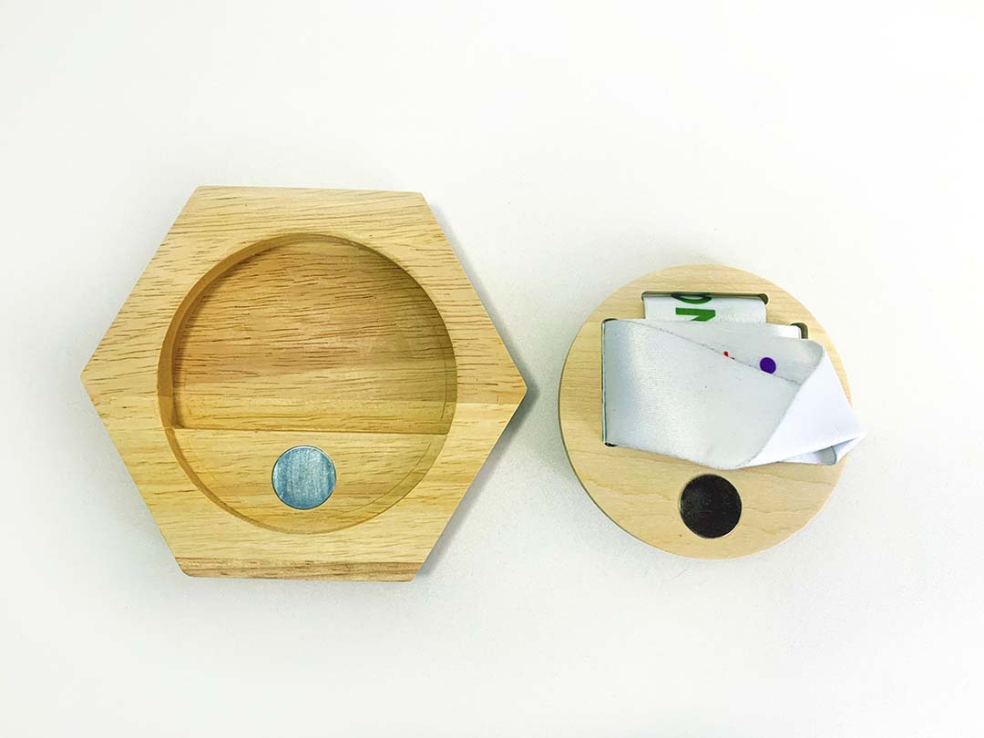 Wooden Hex (Honeycomb) Medal Display™