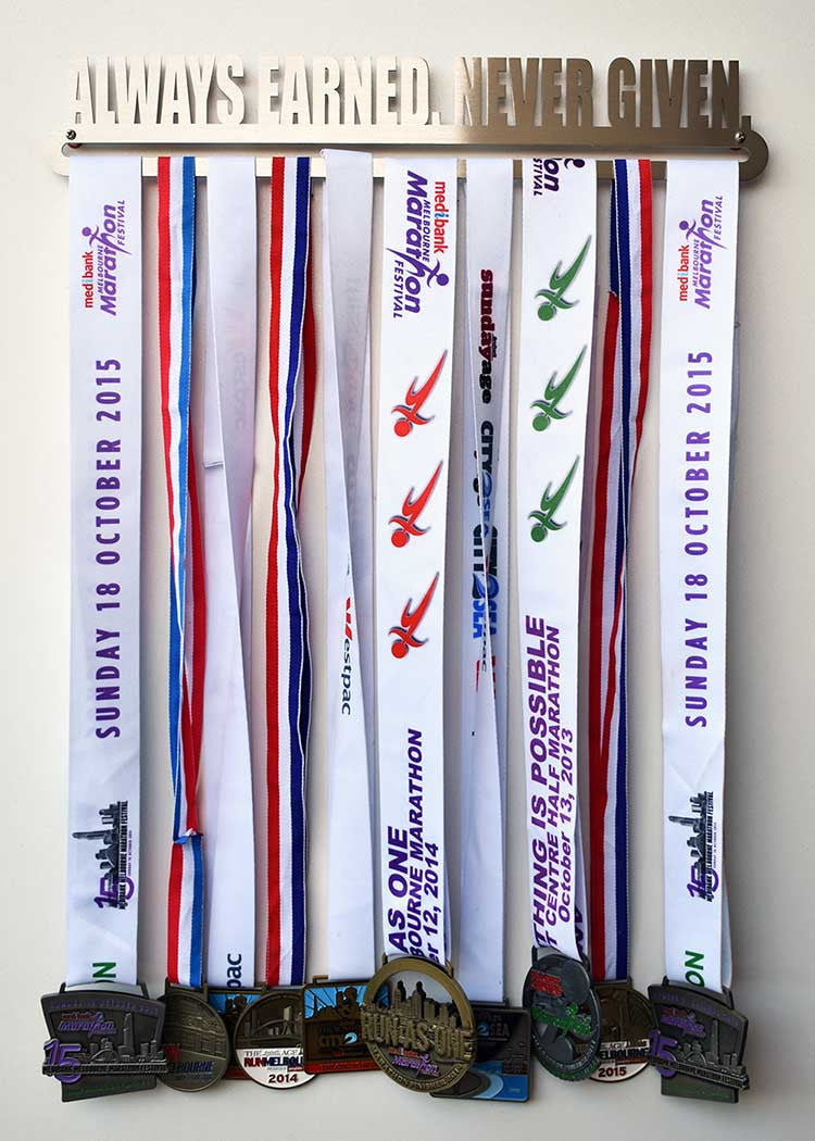 Medal Display Hanger - Always Earned. Never Given.™