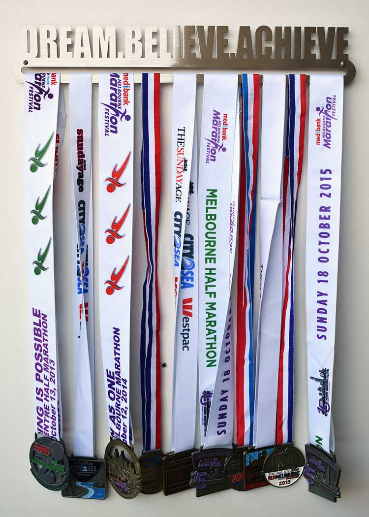Medal Display Hanger - Dream. Believe. Achieve.™
