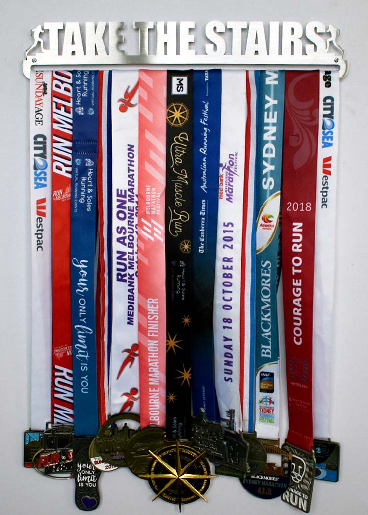 Medal Display Hanger - Take The Stairs™