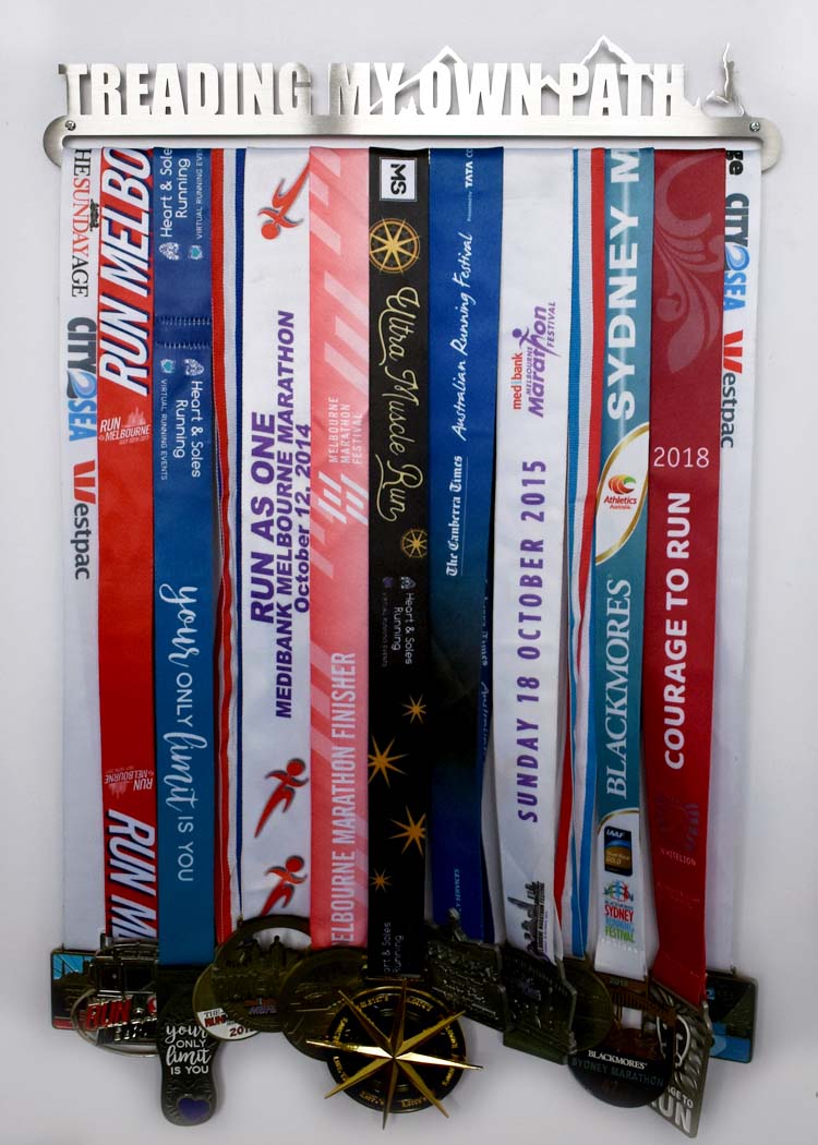 Medal Display Hanger - Treading My Own Path (Trail Running)™