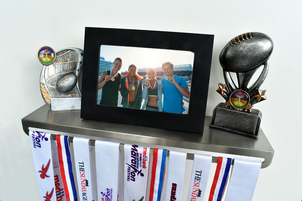 Trophy Shelf with Medal Display