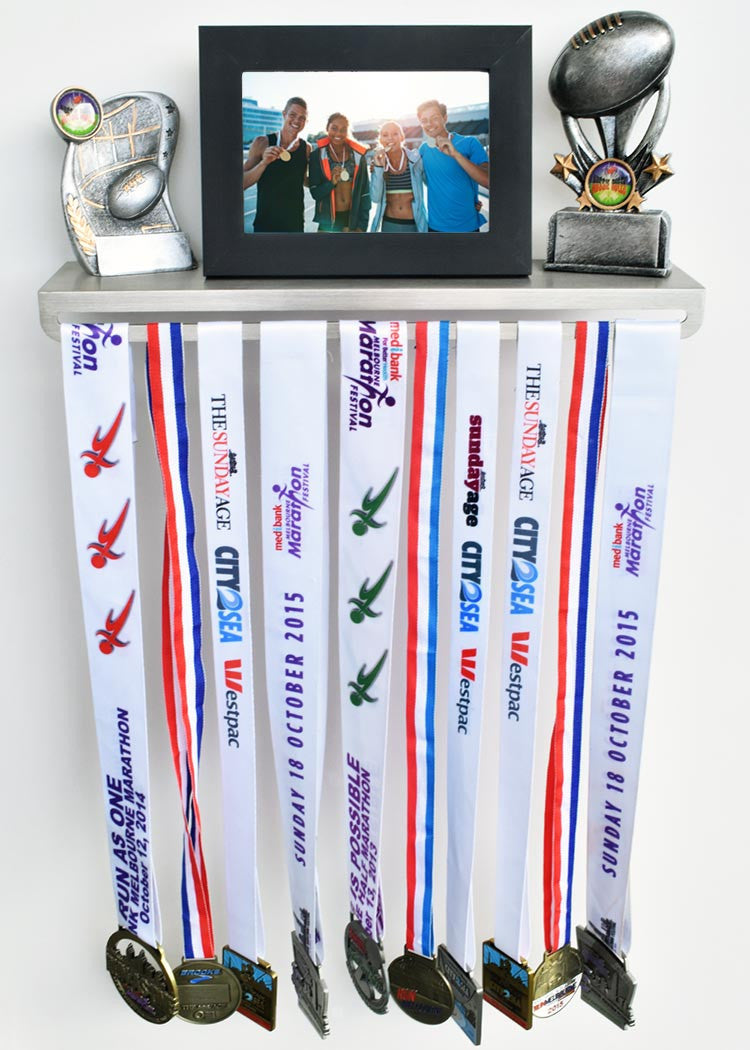Trophy Shelf with Medal Display