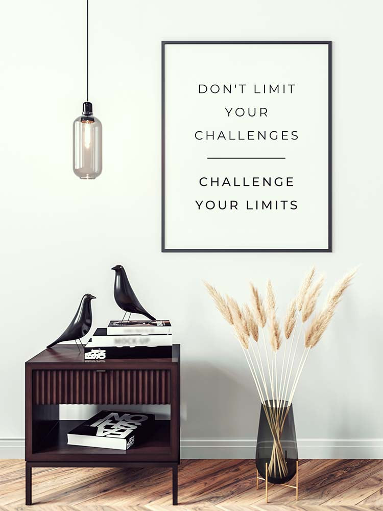 Printable Art - Challenge Your Limits Poster (PDF File) – MedalDisplays ...