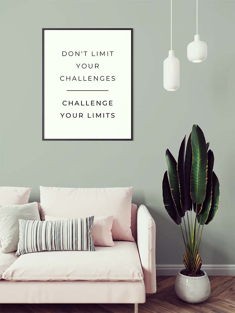 Printable Art - Challenge Your Limits Poster (PDF File)