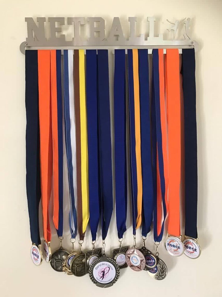 Netball  Medal Display Hanger