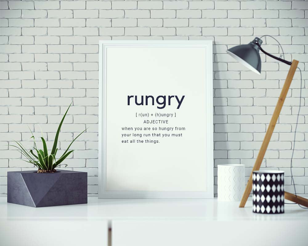Printable Art - Rungry Poster (PDF File)