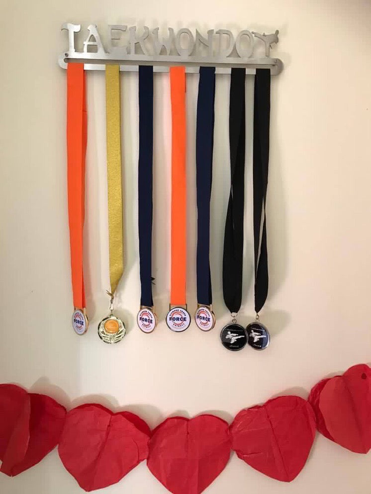Taekwondo Medal Display Hanger