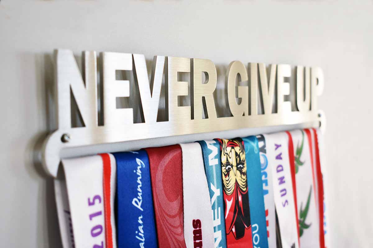 Medal Display Hanger - Never Give Up™